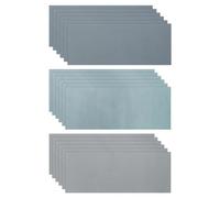 sourcing map 18pcs Sandpaper 3000 5000 7000 High Grit 9 x 3.6 Inch Silicon Carbide Abrasive Wet Dry Sanding Sheets for Wood Finishing, Metal Sanding, Automotive Polishing