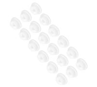 sourcing map 18pcs T-Shaped Silicone Plugs 26mm 1 Inch Dia Snap in Plug Hole Seal Cover Round Rubber Stopper for Kitchen Rubber Bulkheads Waterproof Sealing Plugs White