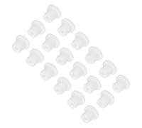 sourcing map 18pcs T-Shaped Silicone Plugs 8.3mm 5/16 Inch Dia Snap in Plug Hole Seal Cover Round Rubber Stopper for Kitchen Rubber Bulkheads Waterproof Sealing Plugs White