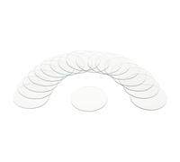sourcing map 18pcs Watch Crystal Glass Lens, 39mm Flat Round Glasses Watch Face Crystals Len Replacement Parts for Watchmaker Repair, Clear