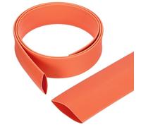 sourcing map 19.1mm Heat Shrink Tubing Waterproof, 3:1 Dual Wall Marine Adhesive Lined Industrial Heat Shrink Tube Wiring Wrap 3ft 3/4 Inch, Orange-1m