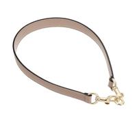 sourcing map 19.29 Inch PU Leather Short Bag Strap with Clasp, Purse Handles Handbags Replacement Straps for Clutch Bag Underarm Bags, Tawny, Gold Buckle