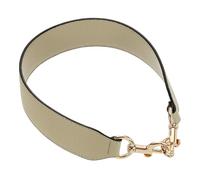 sourcing map 19.29 Inch PU Leather Short Bag Strap with Clasp, Purse Handles Handbags Replacement Straps for Clutch Bag Crossbody Underarm Bags, Khaki, Gold Buckle