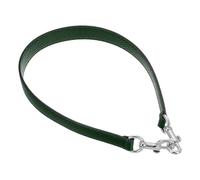 sourcing map 19.29 Inch PU Leather Short Bag Strap with Clasp, Purse Handles Handbags Replacement Straps for Clutch Bag Underarm Bags, Dark Green, Silver Buckle