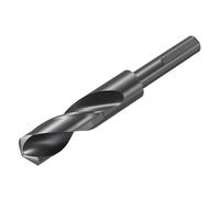 sourcing map 19.5mm Drill Bit 1/2" Reduced 3-Flat Shank M2 High-Speed Steel Nitriding Black 135° Bits for Hard Metal Stainless Steel,1pcs