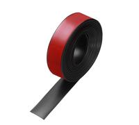 sourcing map 19.68 Ft Floor Transition Strip Self Adhesive, 2 Inch Vinyl Flooring Transition Strips Floor Flat Divider Strip for Joining Floor Gaps, Black