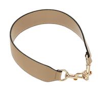 sourcing map 19.88 Inch PU Leather Short Bag Strap with Clasp, Purse Handles Handbags Replacement Straps for Clutch Bag Crossbody Underarm Bags, Tawny, Gold Buckle