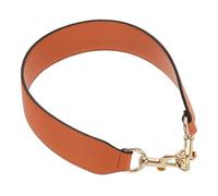 sourcing map 19.88 Inch PU Leather Short Bag Strap with Clasp, Purse Handles Handbags Replacement Straps for Clutch Bag Crossbody Underarm Bags, Orange, Gold Buckle