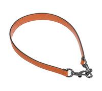 sourcing map 19.88 Inch PU Leather Short Bag Strap with Clasp, Purse Handles Handbags Replacement Straps for Clutch Bag Crossbody Underarm Bags, Orange, Grey Buckle