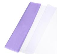 sourcing map 19" by 5.5 Yard Tulle Fabric Backdrop Curtains for DIY Tutu Skirt Shower Decor Wedding Crafts Birthday Party Supplies, Light Purple