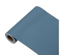 sourcing map 197"x5.9" Peacock Blue Wallpaper, Peel and Stick Wallpaper, Blue Contact Paper Solid Color Vinyl Self-Adhesive Wall Paper Decorative for Wall Covering