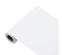 sourcing map 197"x5.9" Pure White Wallpaper, Peel and Stick Wallpaper, White Contact Paper Solid Color Vinyl Self-Adhesive Wall Paper Decorative for Wall Covering