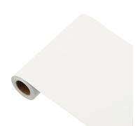 sourcing map 197"x5.9" Putty White Wallpaper, Peel and Stick Wallpaper, White Contact Paper Solid Color Vinyl Self-Adhesive Wall Paper Decorative for Wall Covering