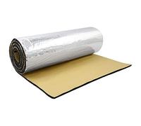 sourcing map 197mil/5mm 10.76sqft Acoustic Barrier Heat Sound Deadener Mat | 40"x40", Sound absorption, Intensive Aluminum Foil, for Car