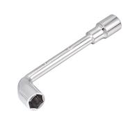 sourcing map 19mm Metric L Shaped Angled Open Hex 6 Point Socket Wrench