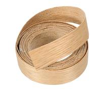 sourcing map 19mm x 3meters Wood Edge Banding, Pre-Glued Iron on Edging Strip, Plywood Wood Grain Repair Tape for Cabinet Repair, Furniture Restoration, Handicraft DIY, Red Oak