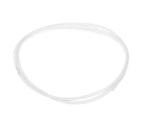 sourcing map 1M/3.3ft PTFE Tube, 1.6mm ID x 3.2mm OD Low Friction Heat Resistant PTFE Tubing for Most Drive Extruder 3D Printer Filament(Clear)