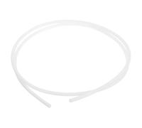 sourcing map 1M/3.3ft PTFE Tube, 4mm ID x 6mm OD Low Friction Heat Resistant PTFE Tubing for Most Drive Extruder 3D Printer Filament(White)