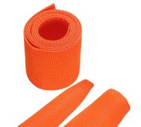 sourcing map 1m Braided Cable Sleeves Heat Shrinkable Fabric Sleeving,PET Expandable 1 3/8" 3ft Orange 2:1 Ratio Heat Shrinkable Cord Protector for Harness Network Cable Protection