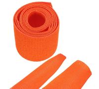 sourcing map 1m Braided Cable Sleeves Heat Shrinkable Fabric Sleeving,PET Expandable 1" 3ft Orange 2:1 Ratio Heat Shrinkable Cord Protector for Harness Network Cable Protection