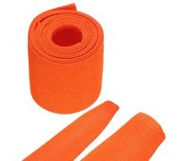 sourcing map 1m Braided Cable Sleeves Heat Shrinkable Fabric Sleeving,PET Expandable 1 9/16" 3ft Orange 2:1 Ratio Heat Shrinkable Cord Protector for Harness Network Cable Protection