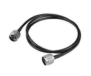 sourcing map 1M N-Type Male To N-Type Male Antenna RF Coaxial Extension Pigtail Cable Black