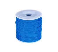 sourcing map 1mm Polypropylene Rope Braided Ropes, 100m Nylon Rope Hollow Utility Cord for Clothesline, Camping, Hiking, Outdoor, Navy Blue