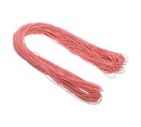 sourcing map 1mm Waxed Cord 109 Yard Waxed Polyester Cord Watermelon Red Wax String for Bracelet Making Necklaces Beading Jewelry Making and DIY Crafts