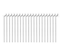 sourcing map 1mm x 300mm (11.8 Inch) Steel Z Pull/Push Rods Parts for RC Airplane Plane Boat Replacement (Pack of 20)