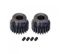 sourcing map 1Mod 22T Pinion Gear 8mm Bore Hardened Steel Motor Rack Spur Gear with Step for RC Car Truck Buggy Gear Drive, 2 Set