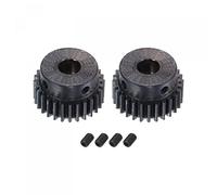 sourcing map 1Mod 28T Pinion Gear 8mm Bore Hardened Steel Motor Rack Spur Gear with Step for RC Car Truck Buggy Gear Drive, 2 Set