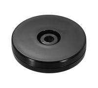 sourcing map 1Pack Acrylic Lazy Susan Turntable, 2.5" Spinner Lazy Susan Turntable Organizer, Acrylic Ball Bearing Rotating Tray for Pantry Spice Rack Decorating, Black