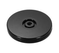 sourcing map 1Pack Acrylic Lazy Susan Turntable, 3" Spinner Lazy Susan Turntable Organizer, Acrylic Ball Bearing Rotating Tray for Pantry Spice Rack Decorating, Black