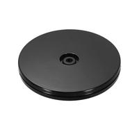 sourcing map 1Pack Acrylic Lazy Susan Turntable, 5" Spinner Lazy Susan Turntable Organizer, Acrylic Ball Bearing Rotating Tray for Pantry Spice Rack Decorating, Black