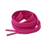 sourcing map 1Pair Flat Shoelaces Sports Shoe Strings Replacement Shoe Laces for Lady 120 x 1.1cm/ 47 x 0.43 Inches Fuchsia