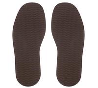 sourcing map 1Pair Shoe Rubber Full Sole Repair 4mm Thickness Replacement Bottom Non-Slip for Leather Shoes, Brown