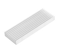 sourcing map 1PC Aluminum Heat Sink, 3.9" x 1.4" x 0.4" Radiator Heatsink Grille Shape Heat Sinks Cooling Fins Cooler for IC MOSFET Component