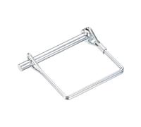 sourcing map 1Pcs 1/4" Dia Trailer Coupler Pin, 2-3/16" Long Coupler Pin Shaft Locking Pin, Square Pto Pin for Farm Trailers Wagons Lawn Hitches and Garden