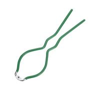 sourcing map 1Pcs 10.8" x 3.1" Bottle Wrench Jar Opener Wrench Canning Jar Wrench Made of Plastic and Stainless Steel Green