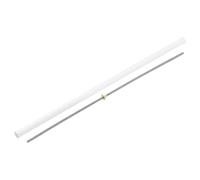 sourcing map 1Pcs 1000mm Tr8x4 Lead Screw with Brass Nut (Acme Thread, 2mm Pitch, 2 Starts, 4mm Lead), 304 Stainless Steel Screw Bar Printer Upgrade Parts with Plastic Packaging Tube, Silver