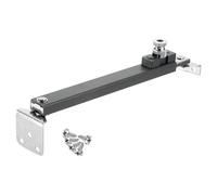 sourcing map 1Pcs 13 Inches Window Hinges, Stainless Steel Casement Window Stays, Adjustable Friction Stay Hinges Window Brace with Screw, Dark Gray