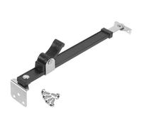 sourcing map 1Pcs 15 Inches Window Hinges, Stainless Steel Casement Window Stays, Adjustable Friction Stay Hinges Window Brace with Screw, Black