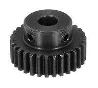 sourcing map 1Pcs 1M 30T Steel Motor Pinion Gears, RC Motor Gears Fits 8mm Shaft Bore for RC Vehicles Truck Drift Remote Control Car Off-Road Crawler Parts, Black