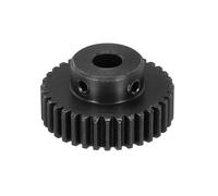 sourcing map 1Pcs 1M 35T Steel Motor Pinion Gears, RC Motor Gears Fits 8mm Shaft Bore for RC Vehicles Truck Drift Remote Control Car Off-Road Crawler Parts, Black