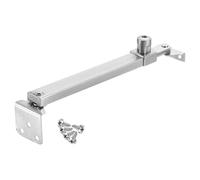 sourcing map 1Pcs 305mm Casement Stay Window Latch, Stainless Steel Casement Window Stays, Adjustable Friction Stay Hinges Window Brace, Electroplating Brushed Silver