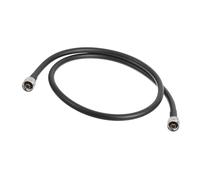sourcing map 1Pcs 3FT Coaxial Cable 400 Type N Male to N Male Low Loss Coaxial Cable Extension Jumper Cable for Cell Phone Signal Booster,Amplifier,Antennas,SWR Met Black Black