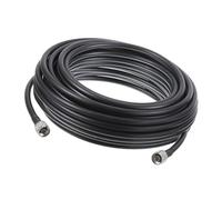 sourcing map 1Pcs 49FT Coaxial Cables 400 Type N Male to N Male Low Loss Coaxial Cable Extension Jumper Cable for Cell Phone Signal Booster,Amplifier,Antennas,SWR Met Black Black