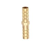 sourcing map 1pcs 5/16" to 5/16" Brass Hose Barb Fitting Metals Splicer Mender for 3D Printing, Air Compressor, CNC Machine, Dies