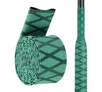 sourcing map 1pcs 5ft 1.1" Dia Fishing Rod Heat Shrink Tube, 28mm Non Slip Waterproof Shrink Handle Grip Tubing Wrap for Sport, Fitness Handle, Green x Tube