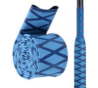 sourcing map 1pcs 5ft 1.38" Dia Fishing Rod Heat Shrink Tube, 35mm Non Slip Waterproof Shrink Handle Grip Tubing Wrap for Sport, Fitness Handle, Blue x Tube